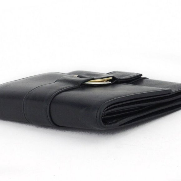 Cartier tri-fold wallet Trinity-based leather Auth used T9952 - Picture 4 of 8